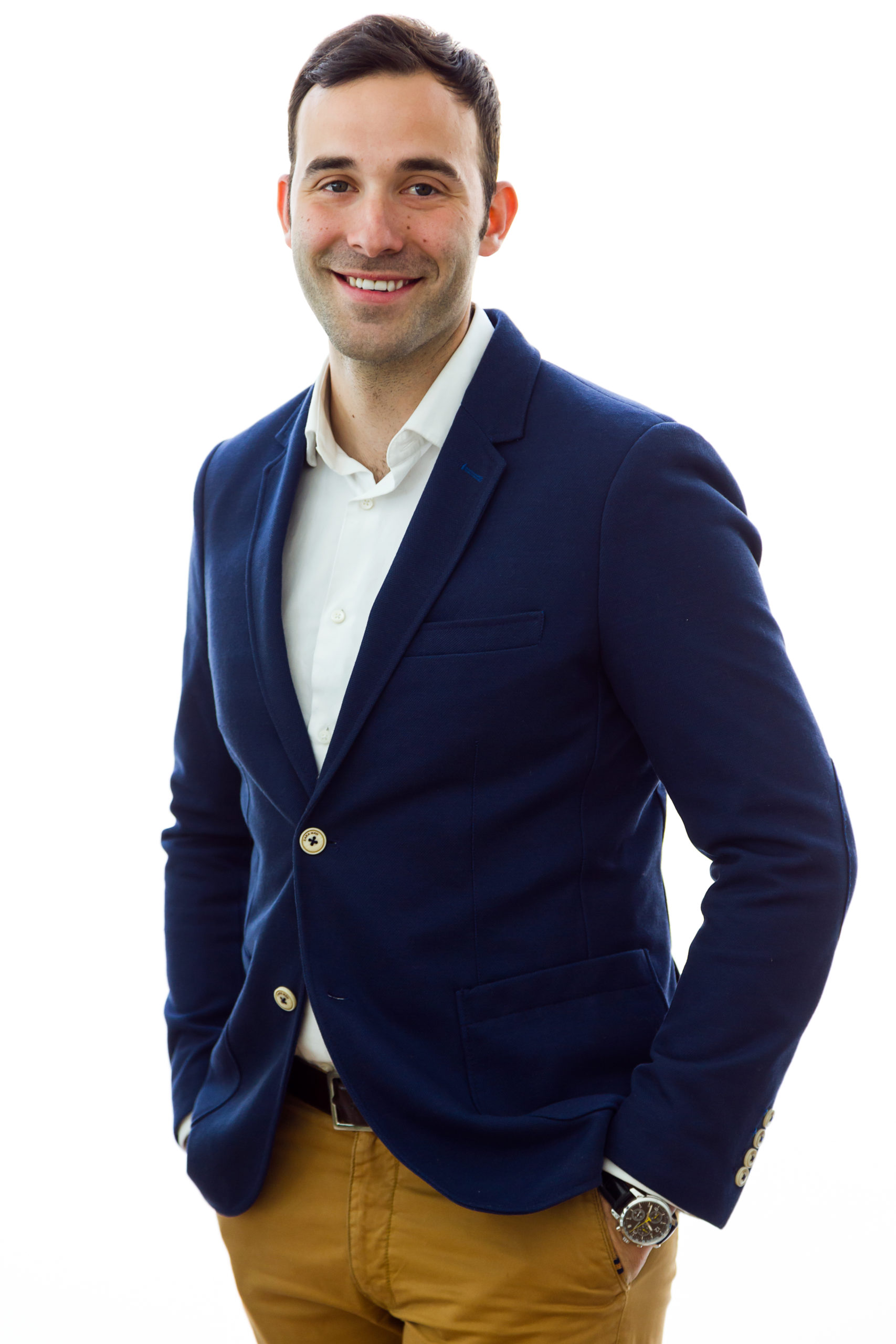 smiling-man-blue-jacket-studio